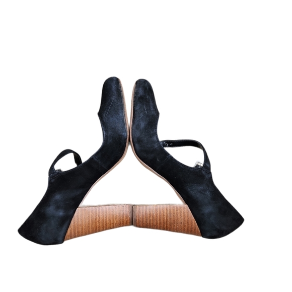 Charles by Charles David Black Suede Mary Jane Heels Size 8.5 - Picture 5 of 10